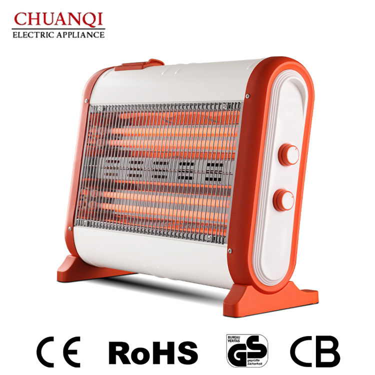 1600W 4 Tubes Quartz Heater With Thermostat