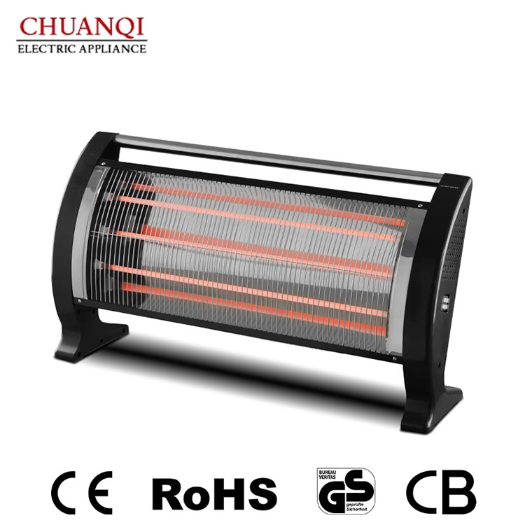 2000W 2 Big Tubes And 2400W 3 Small Tubes Quartz Heater Plus With Handle