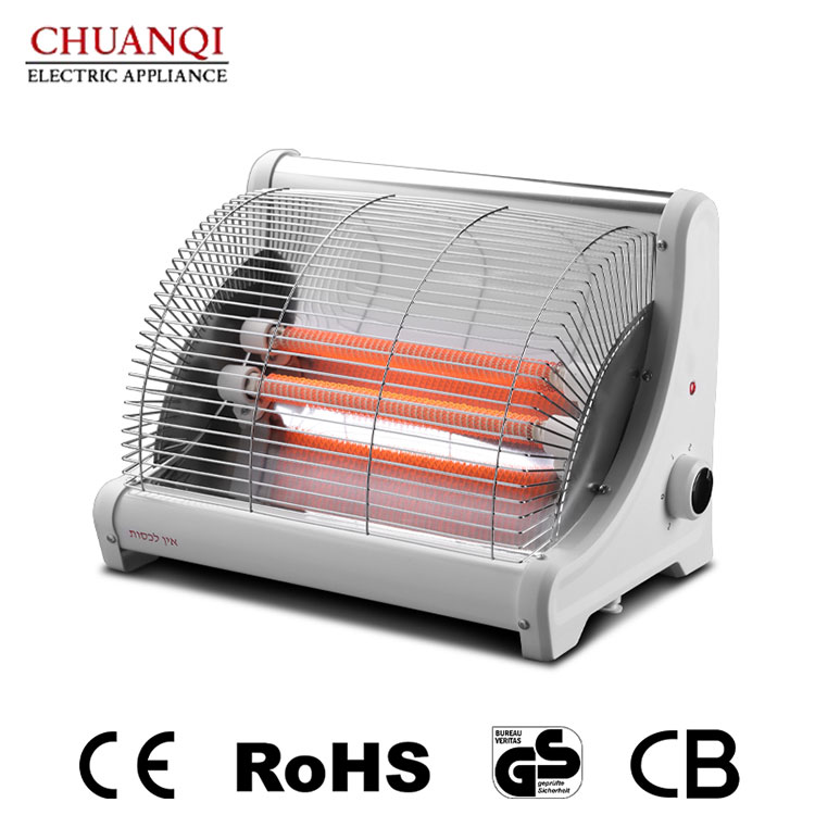 2000W 2 Tubes Ceramic Heater With Ultra Wide Angle Reflection