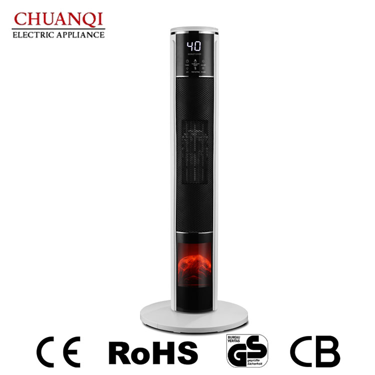 2000W PTC Tower Fan Heater With Remote