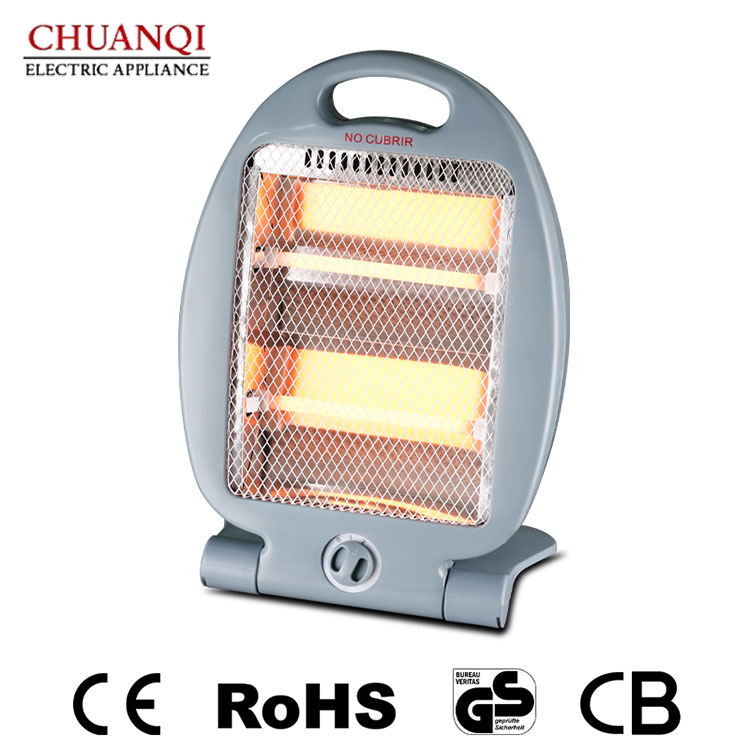 800W 2 Tubes Quartz Heater Two Sizes With Rotary Switch